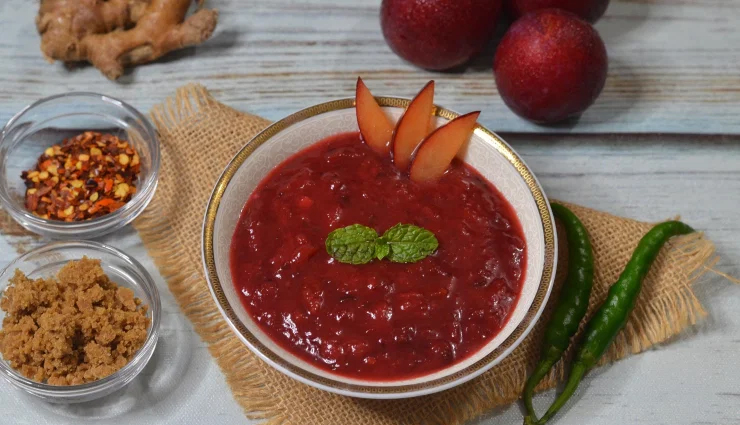 aloo bukhara chutney,aloo bukhara chutney recipe,chutney recipe,summer special recipe