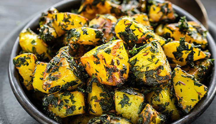 dry aloo methi,dry aloo methi recipe,hunger struck,food,easy recipe