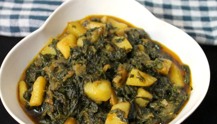 aloo palak ki sabzi,palak ki sabji,hunger struck,food,easy recipes,indian vegetables