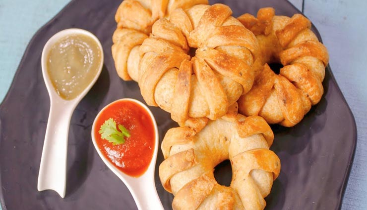 aloo paneer ring samosa recipe,recipe,recipe in hindi,special recipe