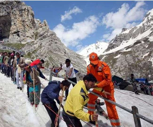 amarnath yatra,amarnath yatra resumes,himalaya,news