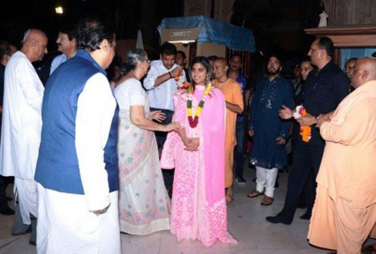 ambani family,anand piramal,isckon temple,isha  ambani