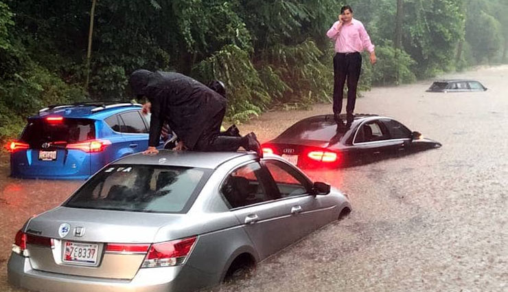 road,river,washington dc,flood,america,world news,news,news in hindi