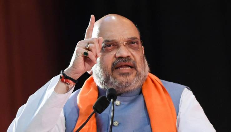 अमित शाह का विपक्ष पर हमला - बालाकोट में एयर स्ट्राइक के बाद राहुल-लालू के दफ्तर में पसरा था मातम