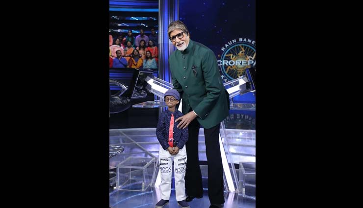 kaun banega crorepati,amitabh bachchan meets kid living with progeria,amitabh bachchan,entertainment news,13-year-old shreyash barmate