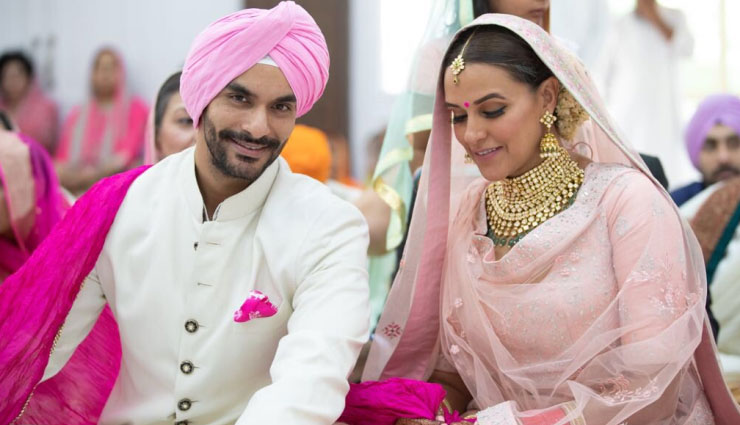 नेहा धूपिया ने किया खुलासा, अंगद से शादी के बाद बधाई की जगह लोगों से मिली थी गालियाँ 