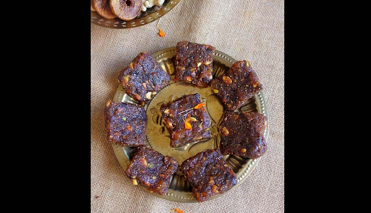 anjeer dryfruit burfi,anjeer recipe,burfi recipe,sweets recipe