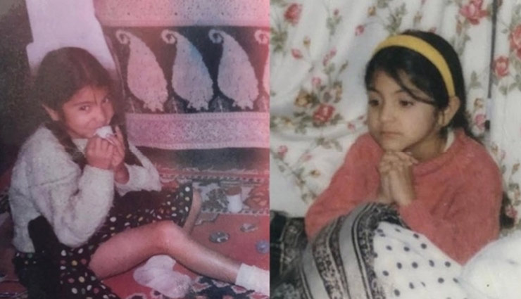 PICS- Anushka Sharma floods social media with adorable childhood pictures