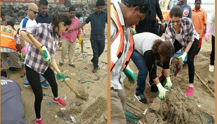 anushka sharma,mahanavmai,cleanliness at versova,bollywood