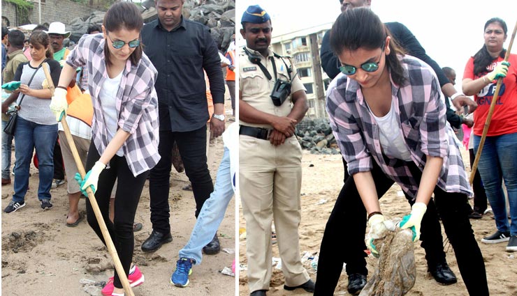 anushka sharma,mahanavmai,cleanliness at versova,bollywood