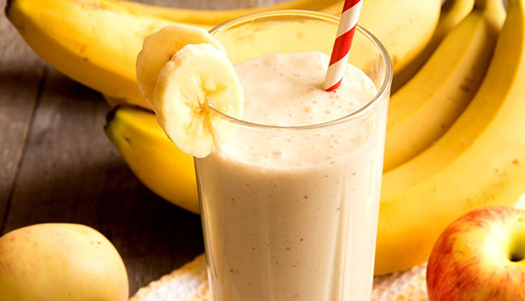 Recipe- Healthy and Nutritious Apple Banana Milkshake
