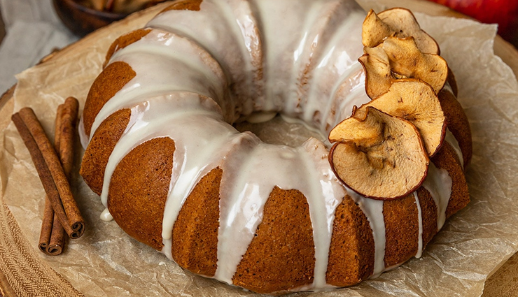 eggless apple bundt cake,eggless apple cake recipe,hunger struck,food,cake recipe,easy recipes