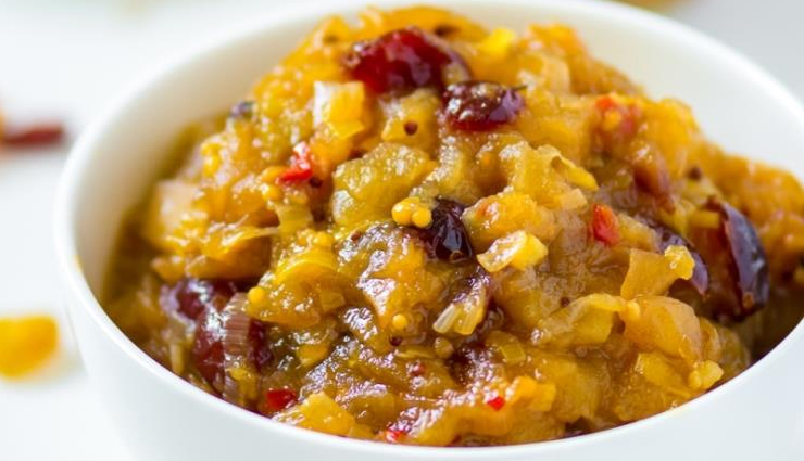Recipe- Sweet Spicy and Little Tangy Apple Chutney
