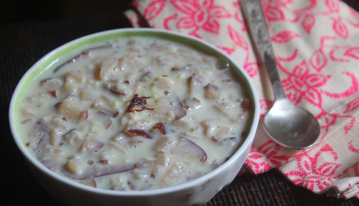 apple kheer,bhog recipe,recipe,sweet recipe