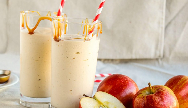 ice apple milkshake,hunger struck,food,easy recipe
