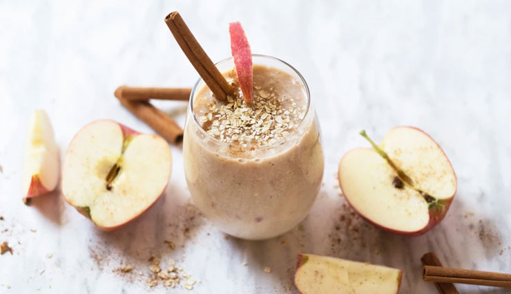 Recipe- Enjoy The Evening With Apple Pie Oatmeal Smoothie