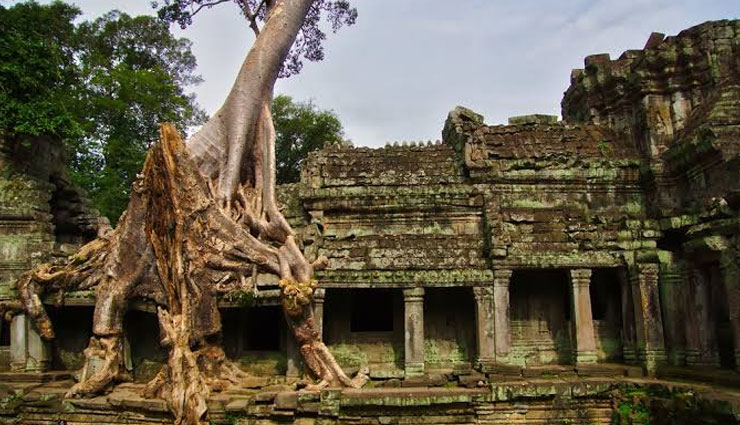 siem reap,archeological places in siem reap,famous archeological places,angkor wat,bayon,ta prohm,banteay srei,wat damnak
