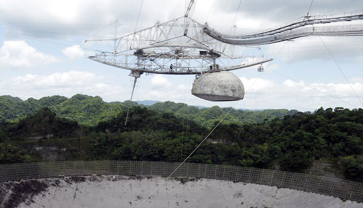 बड़ा हादसा! अब नहीं मिलेगी एलियन दुनिया की खबरें, टेलिस्कोप गिरने से नष्ट हो गया दुनिया का सबसे बड़ा एंटीना arecibo observatory,arecibo observatory broken,world news