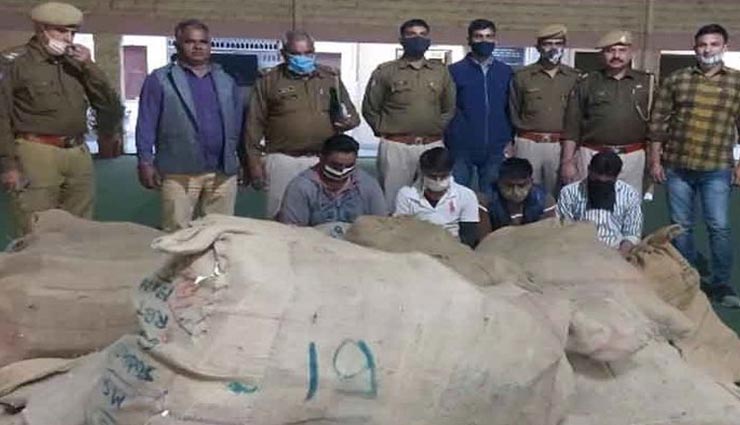 जोधपुर : चोरी के प्रकरण में चार लोग गिरफ्तार, फैक्ट्री में काम के दौरान करते थे चोरी 