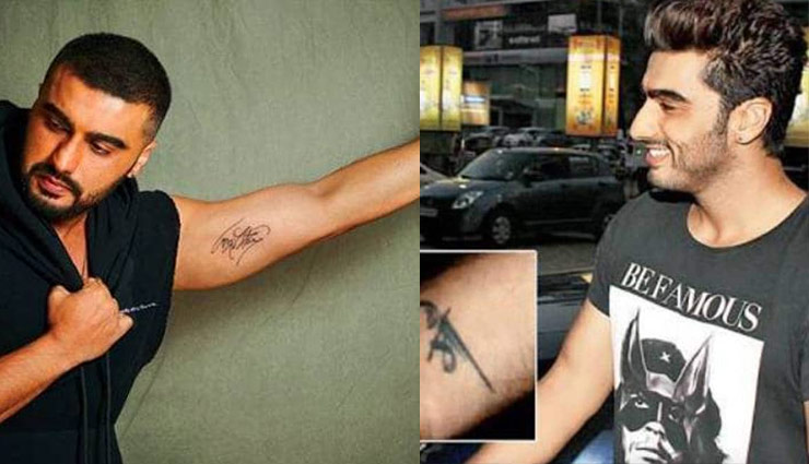 Arjun Kapoor has a tattoo of Ma on his  wrist