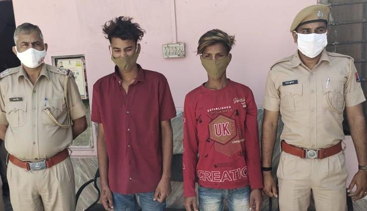 अजमेर : नशे की लत को पूरा करने के लिए नाबालिग बना चोर, पकडे गए चोरी की बाइक खरीदने वाले दो मैकेनिक