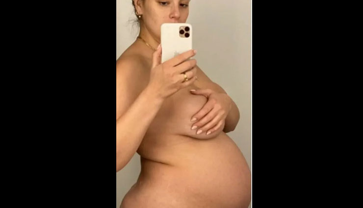 plus-size model ashley graham,ashley graham maternity with nude selfie,nude selfie,entertainment news