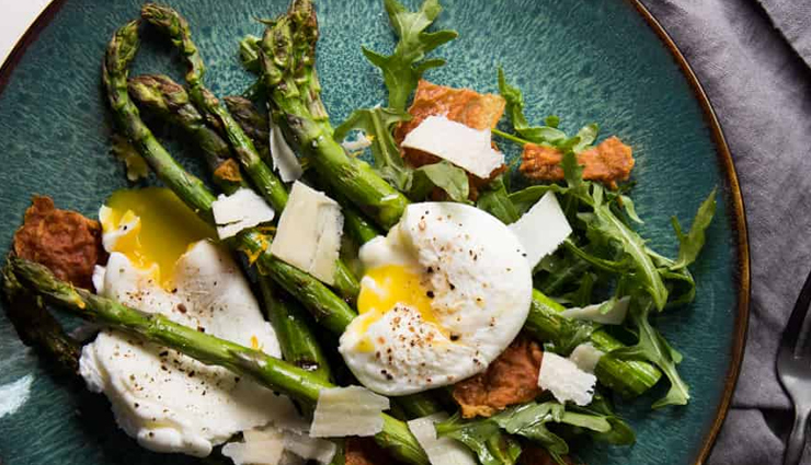 Recipe- Perfect for Breakfast Asparagus With Poached Egg and Prosciutto