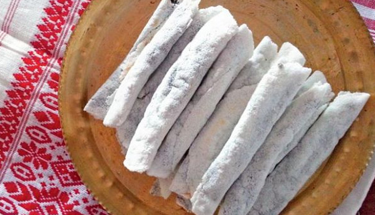 asomiya til pitha,asomiya til pitha recipe,assamese bihu platter,recipe