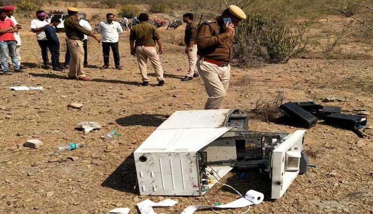 अजमेर : रस्सी बांधकर एटीएम उखाड़ने का मामला, ATM के बाद अब मिली बोलेरो