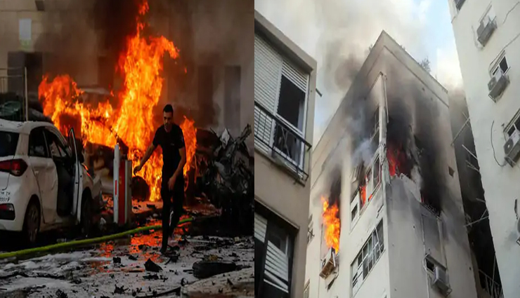 इजराइल के 7 शहरों पर हमास का  5 हजार रॉकेट्स से हमला, 30 मरे, 300 घायल