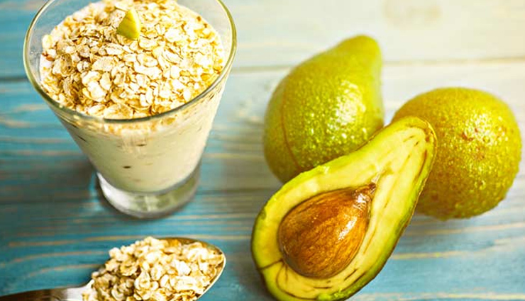 avocado and oats  face scrub,homemade scrub,skin care tips,beauty tips,summer tips