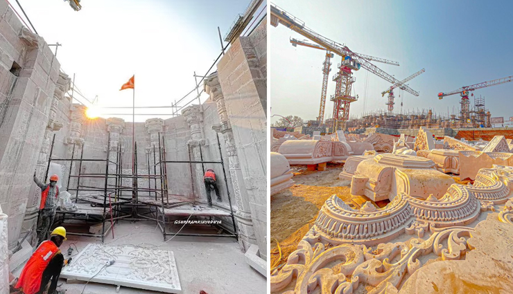 रामनवमी पर सामने आया राम मंदिर का वीडियो, 50% से ज्यादा निर्माण कार्य हुआ पूरा