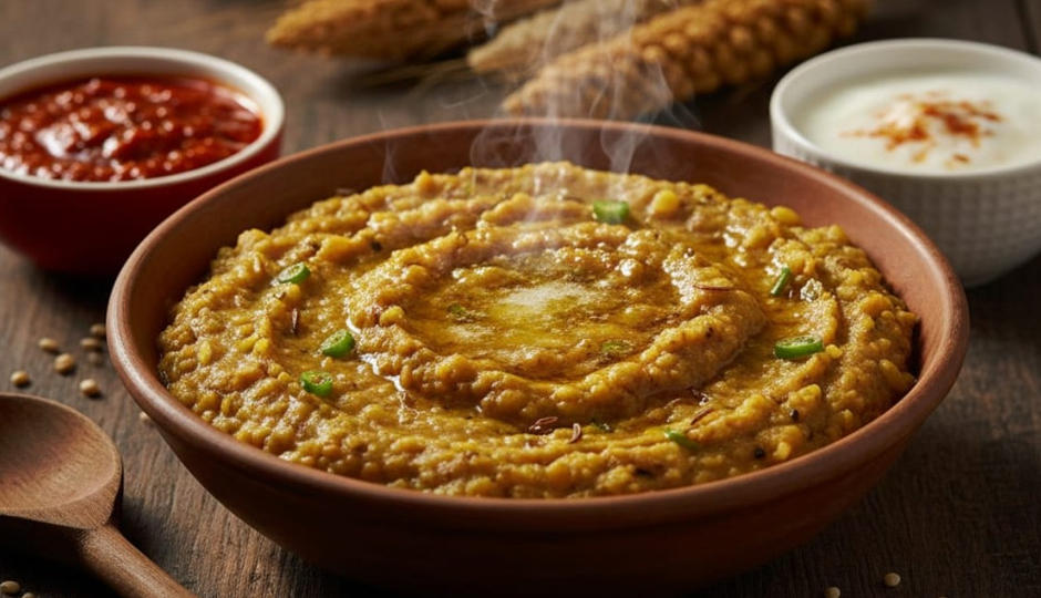 Rajasthan Special Baajre Ka Khichda for Winters