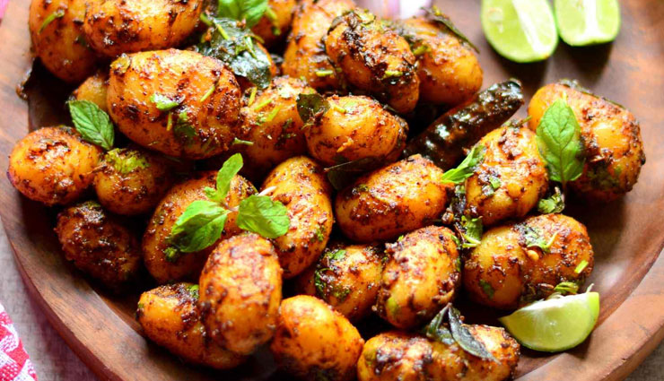 Recipe- Baby Potato Fry For Lunch