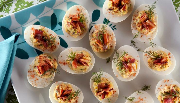 spicy bacon deviled eggs recipe,easy recipe,benefits of mayonnaise,hunger struck,food