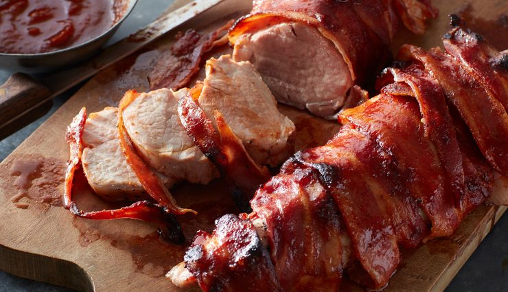 bacon wrapped pork tenderloin,hunger struck,food,easy recipe