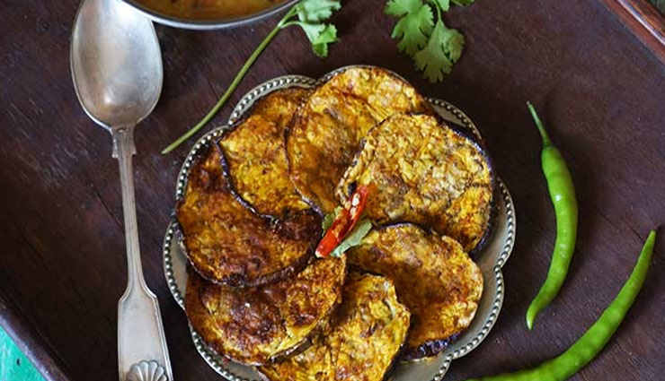baigan bhaaja recipe,recipe ,बैंगन भाजा,बैंगन भाजा रेसिपी