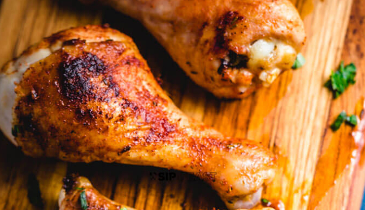 baked chicken legs,chicken recipe,non veg recipe,snacks recipe