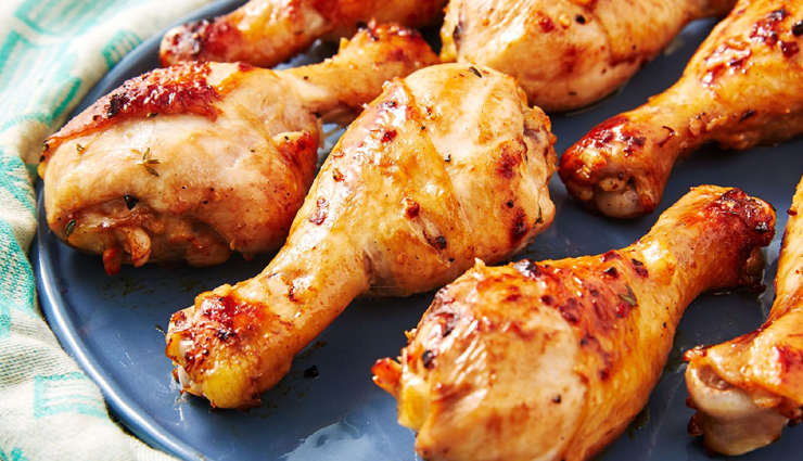 baked chicken legs,chicken recipe,non veg recipe,snacks recipe