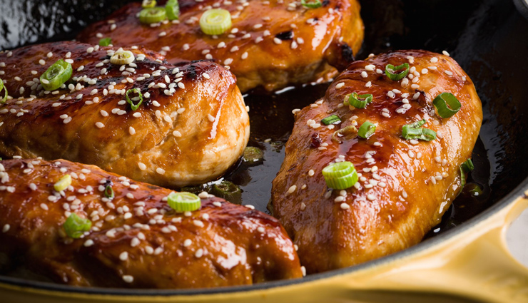 baked honey glazed chicken,hunger struck,food,easy recipe,baked honey glazed chicken recipe