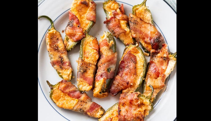 baked jalapeno poppers with cottage cheese,baking recipe,jalapeno recipe,cheese recipe,snacks recipe