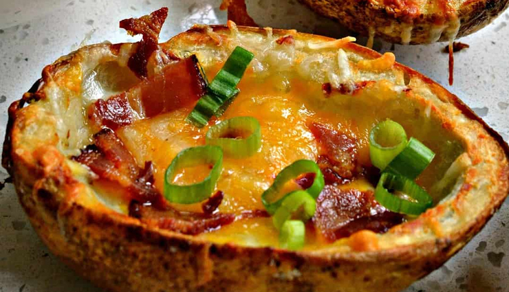 Recipe- Perfect for Evenings Potato Skins