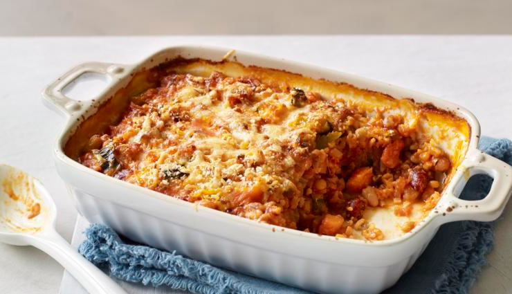 Recipe- Baked Potatoes With Beans and Lots of Cheese