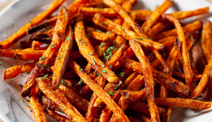 Recipe - Baked Sweet Potato Fries Delicious and Healthy Tea Time Snack