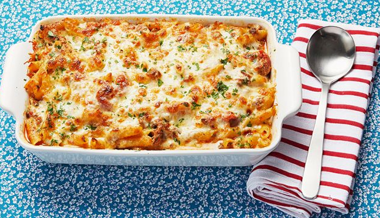 baked ziti,hunger struck,food,easy recipe