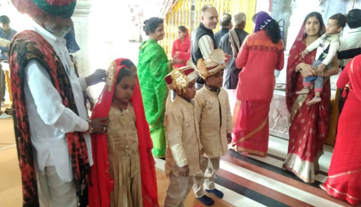 भीलवाड़ा में एक साथ 2 बाल विवाह, परिजन खुलेआम मंदिरों में  ले गए धोक लगवाने