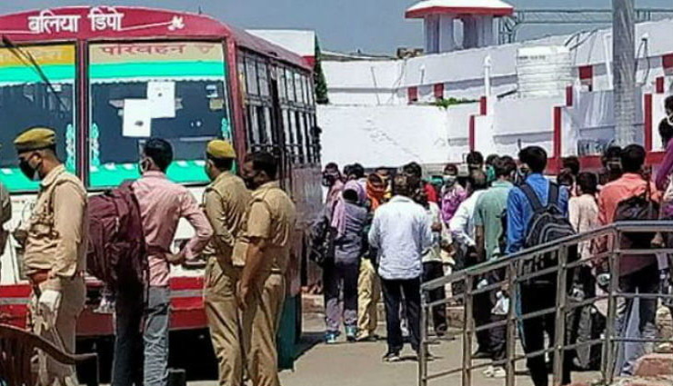 उत्तर प्रदेश / 1296 लोगों को लेकर राजकोट से बलिया पहुंची श्रमिक एक्सप्रेस ट्रेन, 68 निकले बीमार