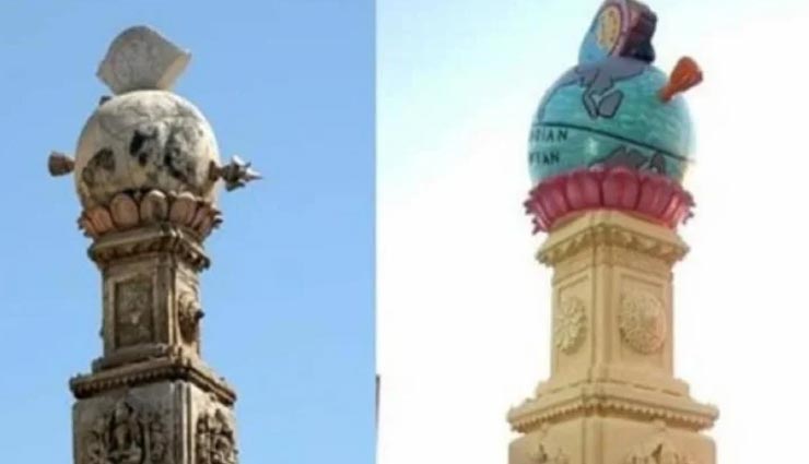 सदियों से अनसुलझा है सोमनाथ मंदिर के 'बाण स्तंभ' का रहस्य weird news,weird place,somnath temple,mysterious place,baan stambh