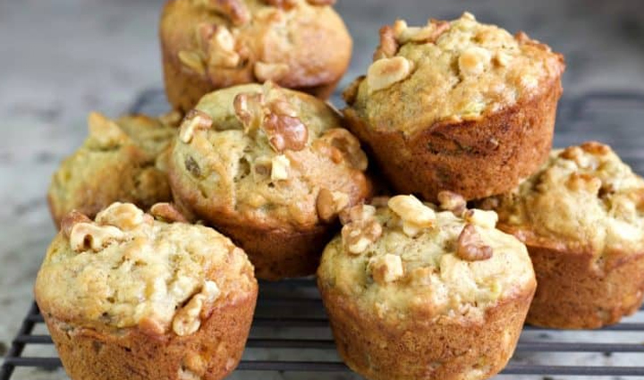 Recipe- Healthy for Breakfast Banana Nut Muffins