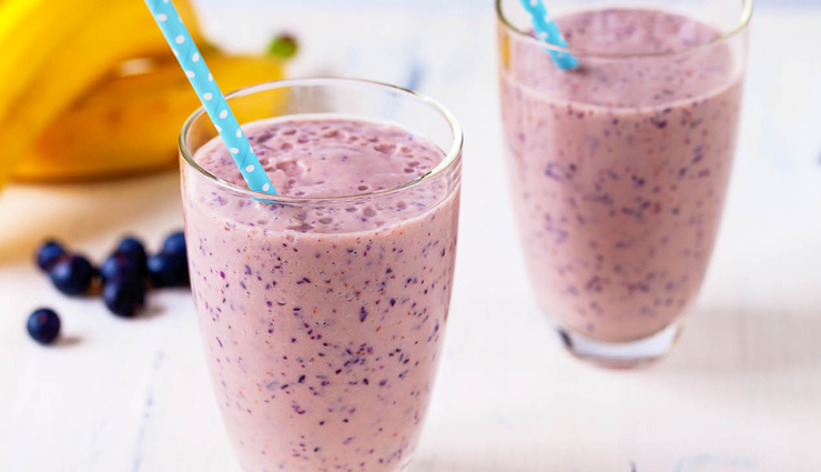 Recipe- Banana Blueberry Smoothie Will Help You Beat Weekdays Tiredness